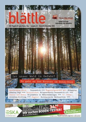blaettle 35 - November Dezember 2020