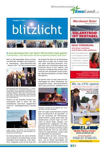 Bis zu 25% sparen - Wirtschaftsverband Emsland