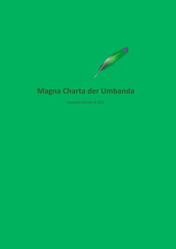 MAGNA CHARTA DER UMBANDA