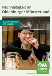 Nachhaltigkeit im Oldenburger Münsterland