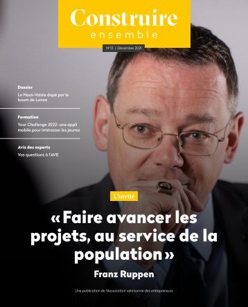 Magazine Construire Ensemble - Décembre 2021