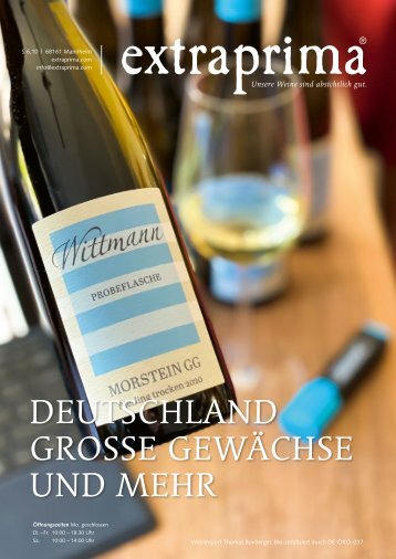 Extraprima Magazin 2021 Deutschland Große Gewächse