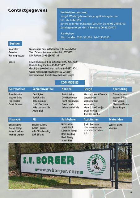 Presentatiegids - SV Borger