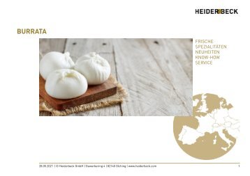 Präsentation Burrata