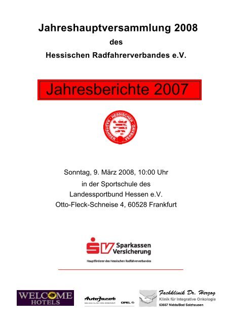 RTF Wertungskarten im Landesverband Hessen - Hessischer ...