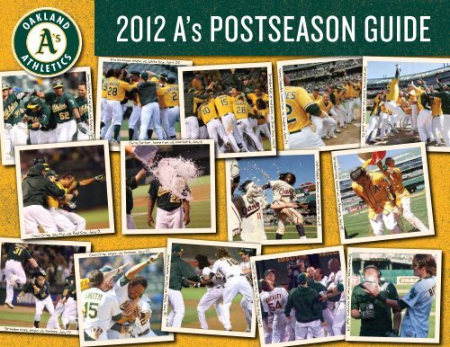 2012 A's POSTSEASON GUIDE - Oakland Athletics
