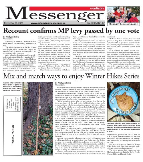 Madison Messenger - December 12th, 2021