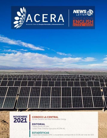 Newsletter ACERA - Noviembre 2021