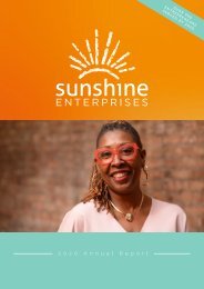 Sunshine Enterprises 2020 Annual Report