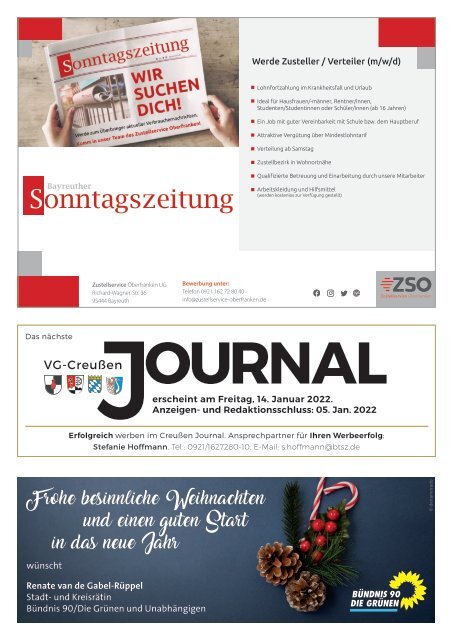 Creußen Journal Ausgabe 17.12.2021