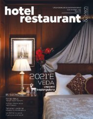Hotel Restaurant & hi-tech Aralık 2021
