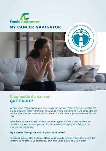 Brochure My Cancer Navigator - Le Fonds Anticancer FR