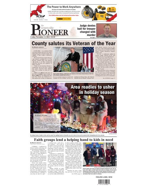 Greenville Pioneer - 2021-11-19