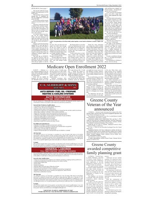 Greenville Pioneer - 2021-11-05