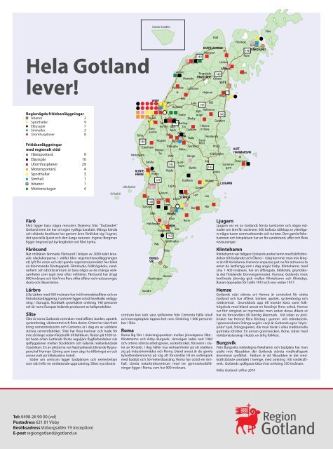 välkomstfolder från Region Gotland (8.5 MB) - Högskolan på Gotland