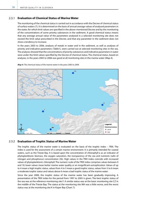 Water Quality in Slovenia - Agencija RS za okolje