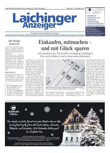 Laichinger Anzeiger 15.12.2021
