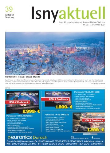 Isny Aktuell 15.12.2021