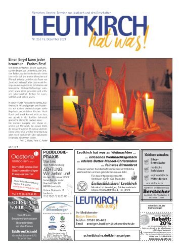 Leutkirch hat was 15.12.2021