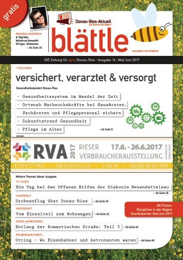 blaettle 14 - Mai/Juni 2017