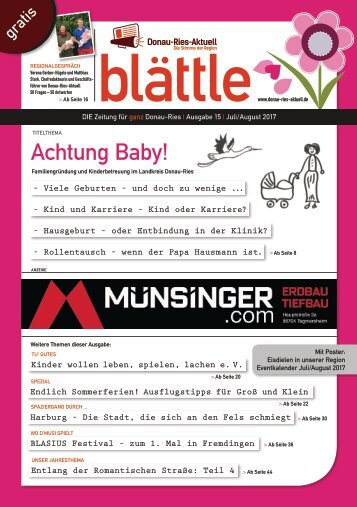 blaettle 15 - Juli/August 2017
