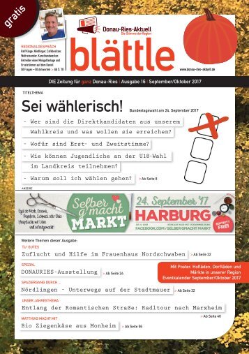blaettle 16 -  September/Oktober 2017