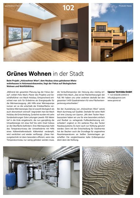  architektur FACHMAGAZIN Ausgabe 7 2021