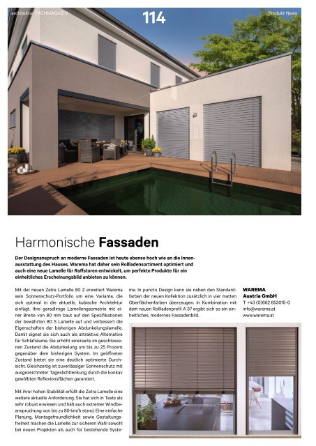  architektur FACHMAGAZIN Ausgabe 7 2021