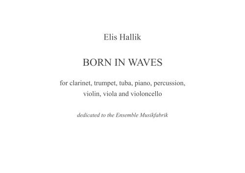 Born In Waves Score