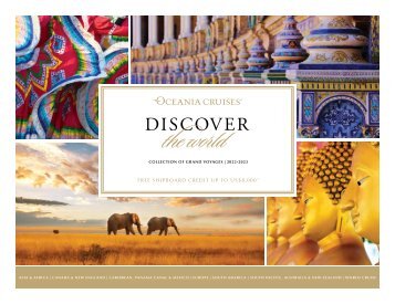 Oceania Cruises - Discover the world 2022-2023