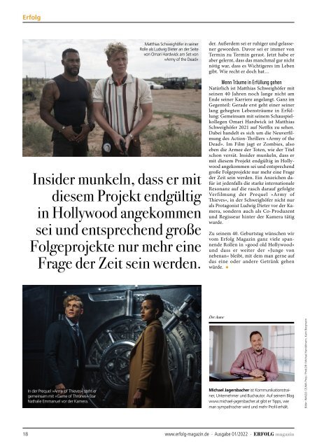 Erfolg Magazin Ausgabe 01-2022