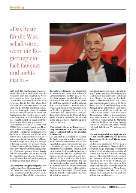 Erfolg Magazin Ausgabe 01-2022