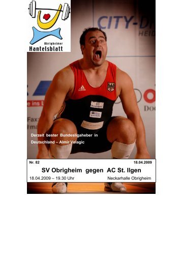 SV Obrigheim gegen AC St. Ilgen - SV Germania Obrigheim ...