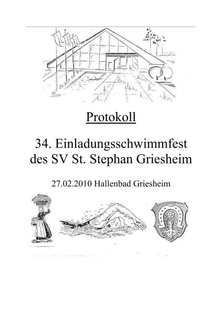 34. Einladungsschwimmfest des SV St. Stephan ... - TuS Griesheim