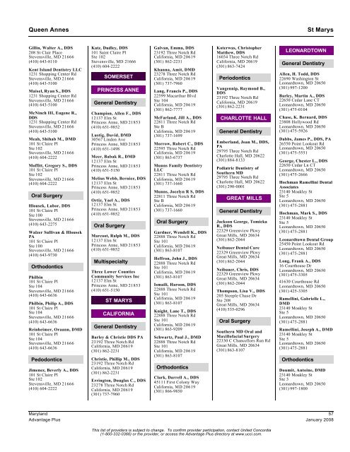 AdvP Network - Full States Only.sv - Washington County, MD Public ...