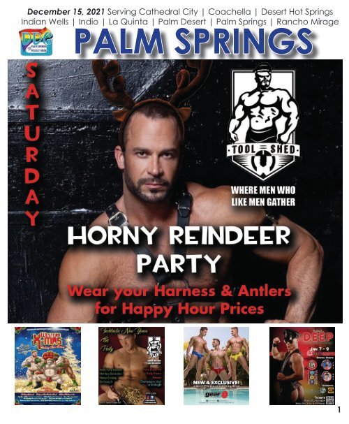 December 15, 2021. The only weekly local Gay Guide in print, now in its 26th year.