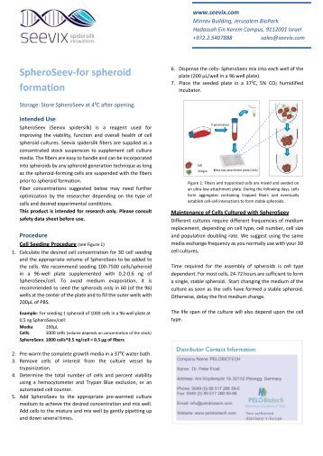 SpheroSeev - for spheroid formation