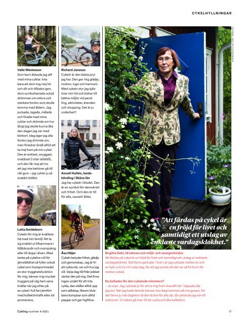 Tidningen Cykling 4 2021