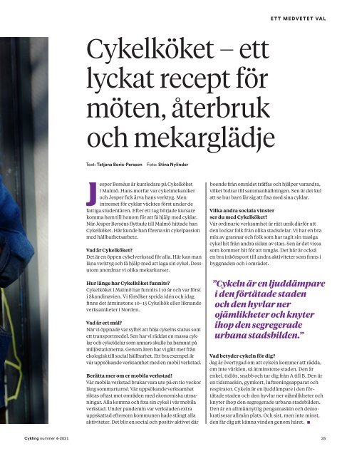 Tidningen Cykling 4 2021