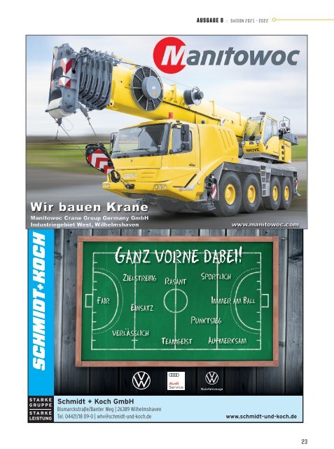 Hand am Harz :: Ausgabe 8 :: Saison 2021/2022