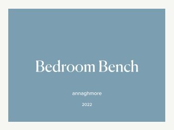 Bedroom Benches