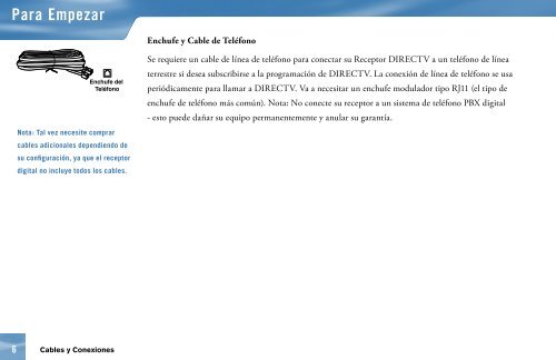 Información - DirecTV