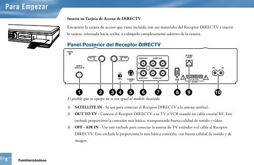 Información - DirecTV