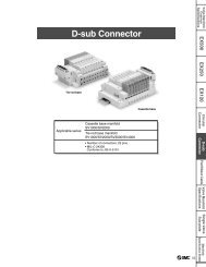 ; 3//8 in fitting Supply//Exhaust block for SV2000 series; D-sub conn up