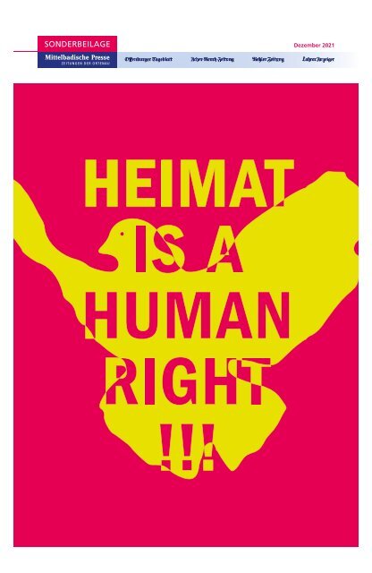Mittelbadische Presse - Heimat is a human right!!!