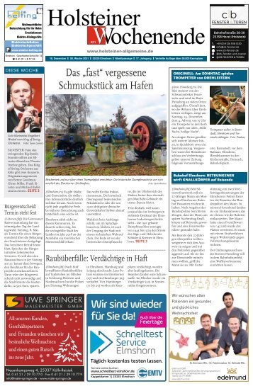 Holsteiner am Wochenende 50 2021