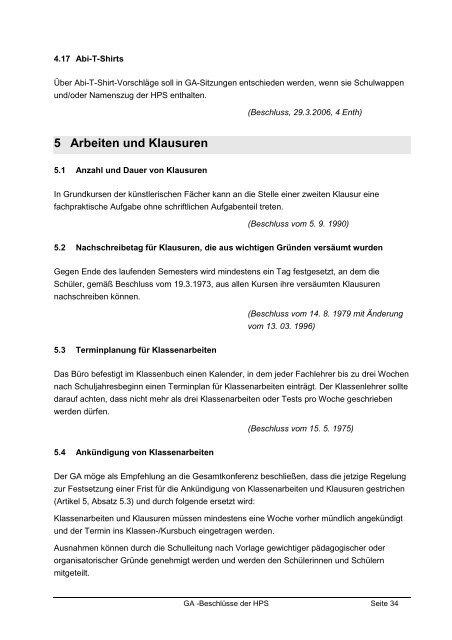 GA/SVSt-Beschluss-Sammlung - Halepaghen-Schule