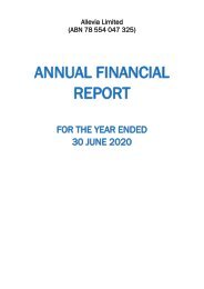 Annual Financial Report 2020