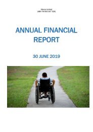 Allevia Annual Financial Report 2019