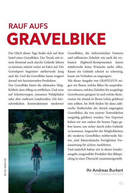 GRAVELFUN 2021 - Magazin rund ums Gravelbike